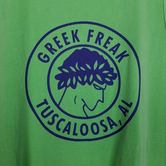 Comfort Colors Greek Freak Tuscaloosa Green Tank - Picture 2 of 4